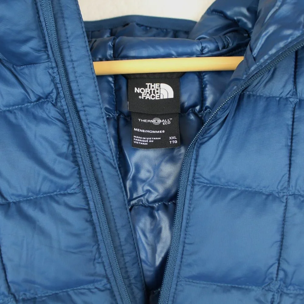 NWT The North Face ThermoBall Eco Hooded Jacket, XXL, Machine Wash